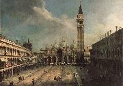 Frank Buscher Piazza San Marco ghj oil painting on canvas